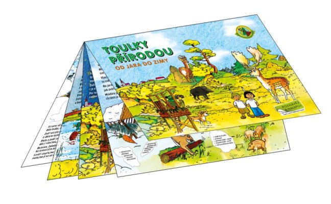TOULKY PŘÍRODOU od jara do zimy – sešit se samolepkami