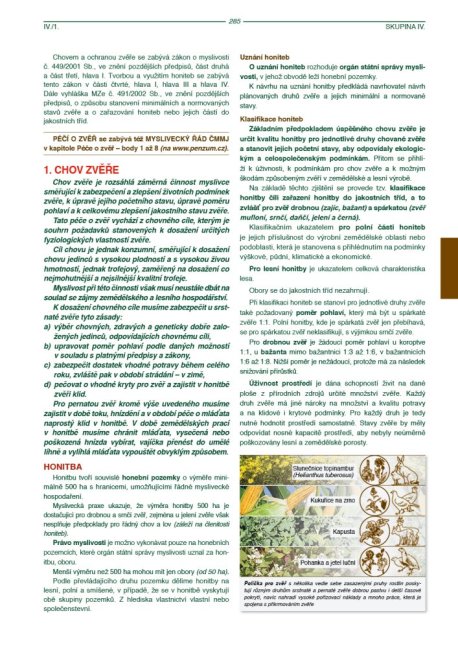 PENZUM – Myslivost pro teorii a praxi – XVII. vydání – s tiskovou chybou