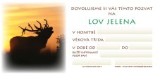 Pozvánka – Lov jelena – foto (beze jména)