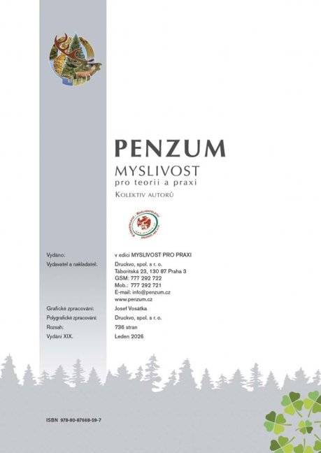 PENZUM – Myslivost pro teorii a praxi – XIX. vydání