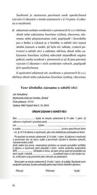 Myslivecká stráž – 3. aktualizované vydání