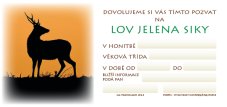 Pozvánka – Lov jelena siky – foto (beze jména)