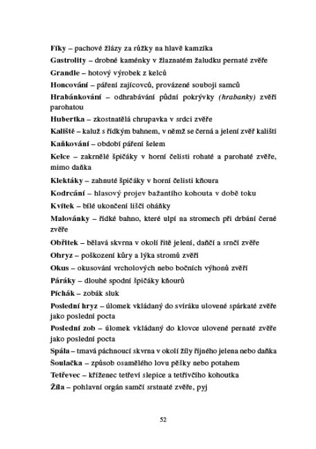Myslivost I.