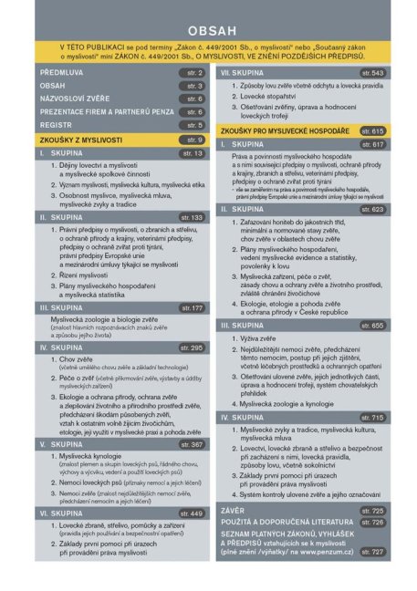 PENZUM – Myslivost pro teorii a praxi – XIX. vydání