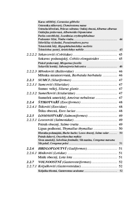 Zoologie lesnická – Obratlovci – textová část