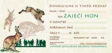 Pozvánka – Zaječí hon – ilustrace
