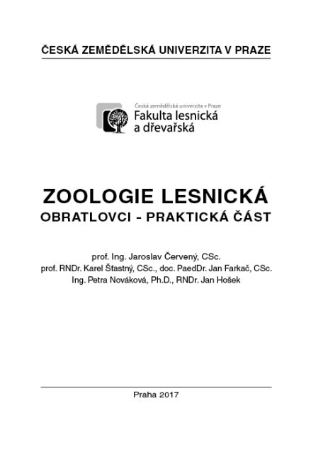 Zoologie lesnická - Obratlovci - praktická část