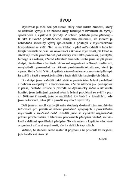 Myslivost II. - vydání 2018