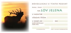 Pozvánka – Lov jelena – foto