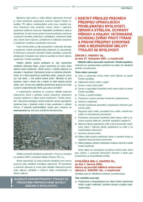 PENZUM – Myslivost pro teorii a praxi – XVIII. vydání