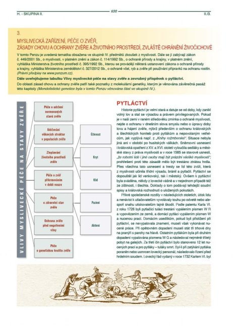 PENZUM – Myslivost pro teorii a praxi – XIX. vydání