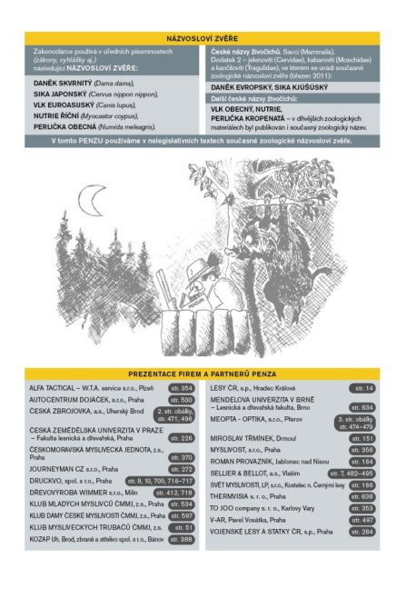 PENZUM – Myslivost pro teorii a praxi – XVII. vydání – s tiskovou chybou