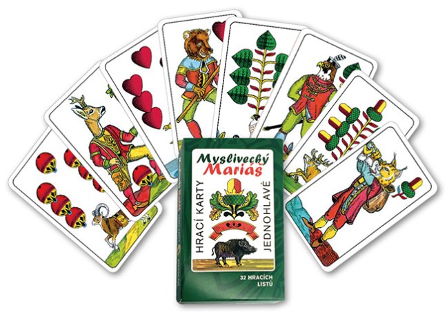 Hrací karty jednohlavé – Myslivecký mariáš