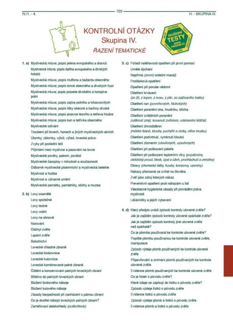 PENZUM – Myslivost pro teorii a praxi – XIX. vydání