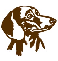 Piktogram – Jezevčík hlava