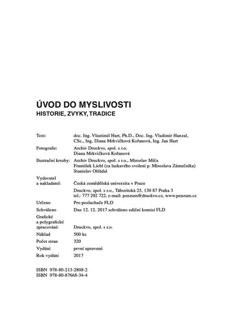 Úvod do myslivosti – Historie, zvyky, tradice